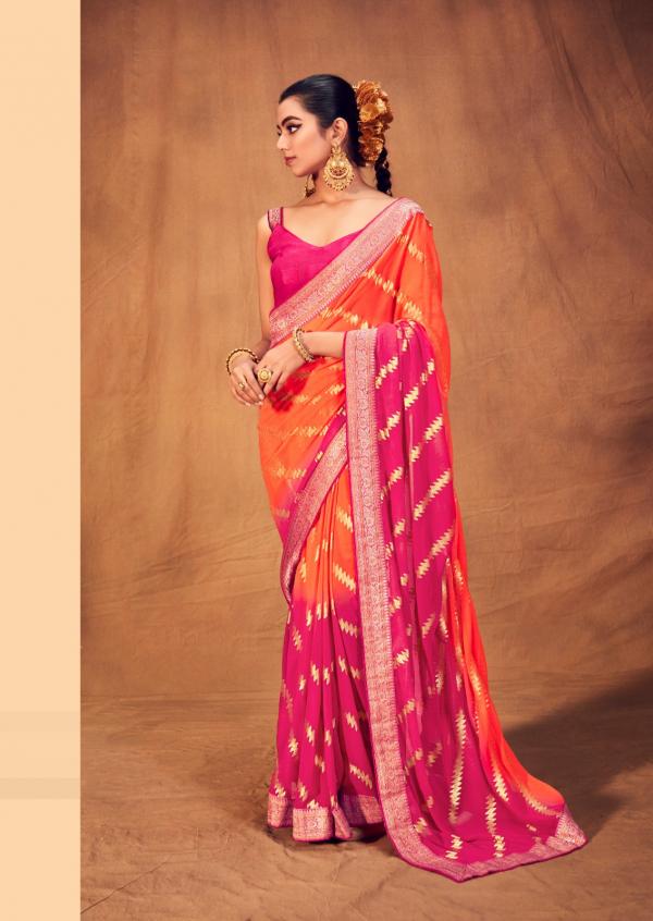 Stavan Rihana 5 Fancy Georgette Designer Saree Collection